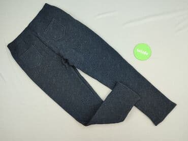 jeansy damskie ocieplane polarem: Spodnie materiałowe damskie, rozmiar S — 3