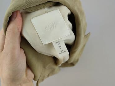 niebieska marynarka damska hm: H&M, Marynarka damska, rozmiar S — 4