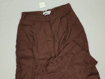 koszulka w paski reserved: Spodnie materiałowe damskie, L — 4