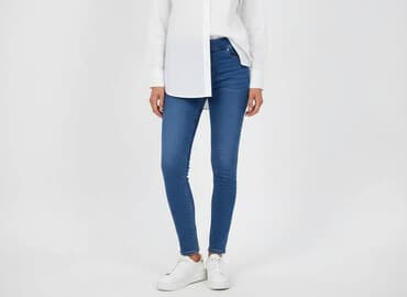 legginsy z futerkiem primark: F&F, Jeansy damskie, rozmiar XS — 7