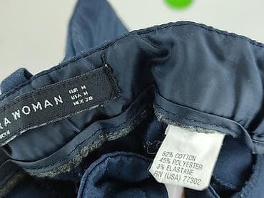 teksasy spodnie: Zara, Spodnie materiałowe damskie, rozmiar M — 5