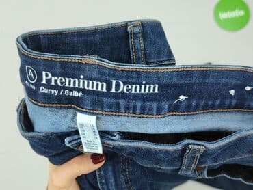 dżinsy dla puszystych: Denim, Jeansy damskie, rozmiar XL — 4