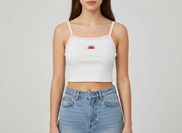 cropp wyprzedaż bluzy: Cropp, Top damski, rozmiar M — 1