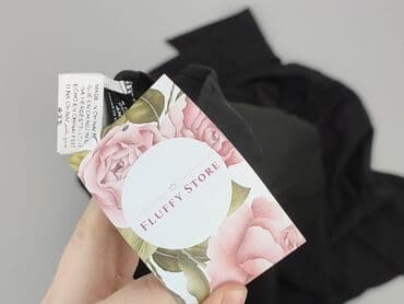 czarne t shirty basic: Shein Curve, Bluzka damska, rozmiar 4XL — 5