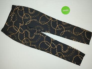 stradivarious cargo: Zara, Material trousers for women, size S — 2