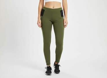 legginsy damskie khaki: Reserved, Legginsy Sportowe damskie, rozmiar L — 8
