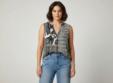 pepco sukienka bialo niebieska: Pepco, Жіноча блуза, розмір XL — 1