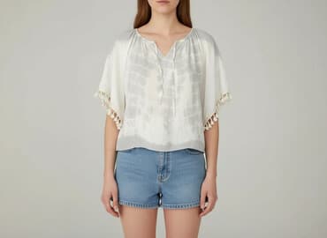 bluzki z frędzlami reserved: Bluzka damska, rozmiar M — 6