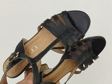 białe kozaki ccc: Rylko, Sandały damskie, 37 — 6