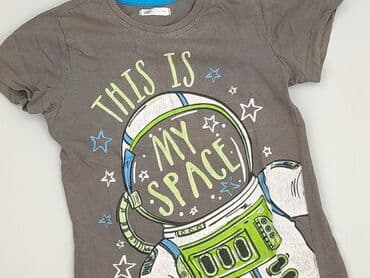 koszulka z napisem essa: T-shirt, Pepco, 4-5 years, 104-110 cm, condition - Very good — 1