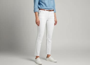 białe jeansy damskie allegro: Bodyflirt, Jeansy damskie, rozmiar M — 7