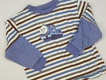 koszule czerwone: Sweatshirt, 1-3 months, condition - Very good — 1