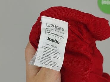 skórzana kurtka i futrzana kamizelka: Sweatshirt, Lupilu, 5-6 years, 110-116 cm, condition - Very good — 5