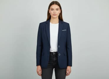 mohito marynarka niebieska: Roger's, Marynarka damska, rozmiar S — 6