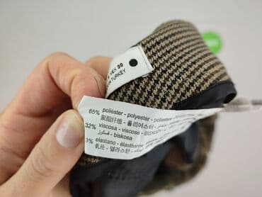 czerwone spodnie z wysokim stanem zara: Zara, Chinosy dla mężczyzn, rozmiar L — 5