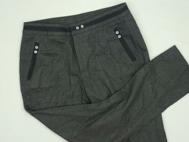 review spodnie damskie: Spodnie materiałowe damskie, rozmiar L — 1