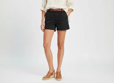 hm krótkie spodenki czarne: H&M, Szorty damskie, rozmiar M — 7