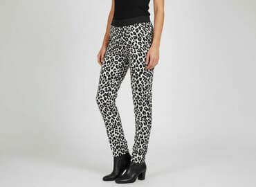 reserved spodnie w panterkę: Second Female, Spodnie materiałowe damskie, rozmiar M — 1