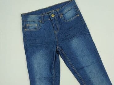 czapka dla 4 latka: Spodnie jeansowe, X-MAIL, 13 lat, 158, stan - Idealny — 1