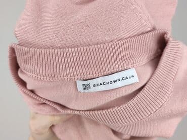 sweter open shoulder: SZACHOWNICA, Sweter damski, L — 5