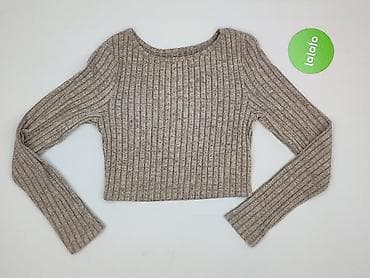 sweter crop top: Sweter damski, rozmiar S — 2