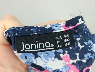 bluzki z odcieciem pod biustem: Janina, Sukienka damska, rozmiar 3XL — 4
