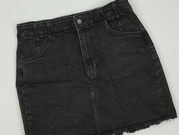 jeansy z asymetrycznym zapieciem: Bershka, Spódnica damska, rozmiar M — 1