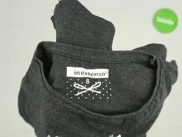 bluzki z zamkiem z przodu: Sweatshirt, Inextenso, 8 years, 122-128 cm, condition - Very good — 4