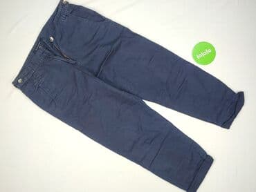 granatowe chinosy damskie: French Connection, Spodnie materiałowe damskie, rozmiar M — 2