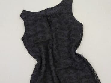 czarna sukienka i kozaki: Sukienka damska, rozmiar M — 1