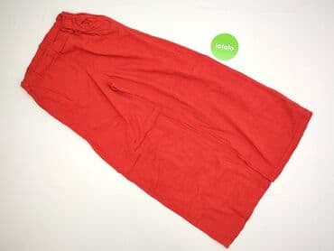 sukienka czerwona obcisła: Spodnie materiałowe damskie, S — 3