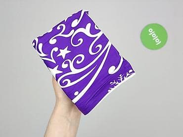 plisy: Komin/ocieplacz na szyję – unisex - Wzór: fioletowy z białymi — 4