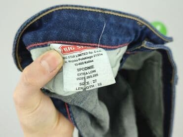 brazowe spodnie woskowane: Jeansy dla mężczyzn, XS — 5