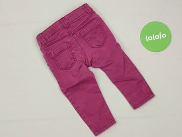 srebrna sukienka dla dziewczynki: Denim pants, F&F, 6-9 months, condition - Perfect — 3