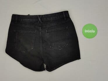 krótkie spodenki z wysokim stanem czarne: Szorty damskie, rozmiar S — 4