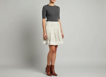 spódniczka mini rozkloszowane: Spódnica damska, rozmiar M — 6