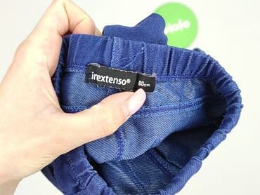 biale spodnie woskowane: Leggings, Inextenso, 9-12 months, condition - Very good — 4