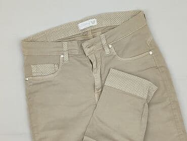 Women: Material trousers for women, size S (EU 36) — 1