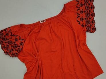 bluzki hiszpanki w kwiaty: Bluzka damska, rozmiar L — 1