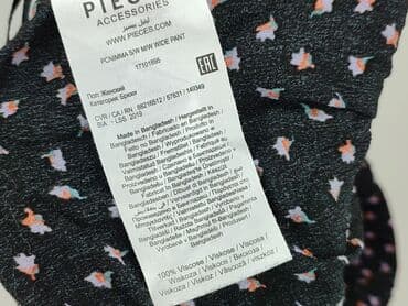 długie spodnie damskie dla wysokich: Pieces, Spodnie materiałowe damskie, rozmiar L — 5