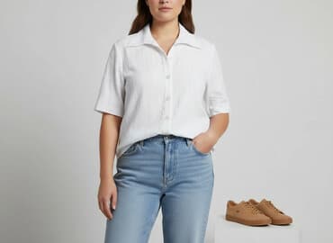 biale bluzki z kolnierzykiem: Bluzka damska, rozmiar 2XL — 6