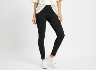 legginsy bawełniane damskie allegro: Basic, Legginsy rozmiar XS — 1