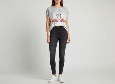 t shirty z flamingiem: T-shirt damski, rozmiar One size — 1