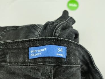 oleksy trampki czarne: Sinsay, Jeansy damskie, rozmiar XS — 4