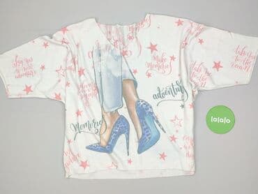 piżamy damskie hello kitty: Bluzka damska, rozmiar L — 2