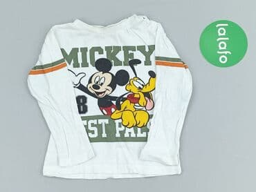 koszulka z traktorem dla dzieci: Blouse, Disney, 1.5-2 years, 86-92 cm, condition - Very good — 2