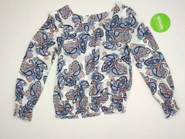 modne bluzki z bufiastymi rękawami: Bluzka damska, rozmiar S — 2