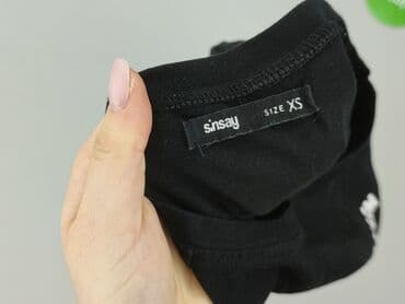 sinsay biale koszulki: Sinsay, T-shirt damski, rozmiar XS — 5