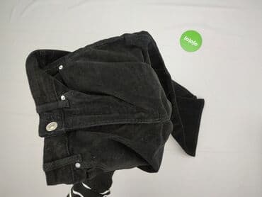 woskowane legginsy z wysokim stanem zara: H&M, Spodnie materiałowe damskie, XS — 6