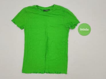 koszulka z prazkowanej dzianiny: Pieces, T-shirt damski, rozmiar XS — 2